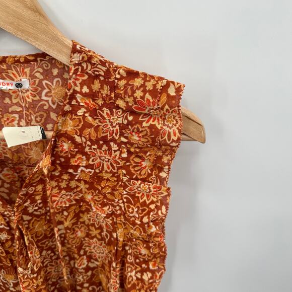 SUNDRY NWT Evereve Sienna Flutter Sleeve Blouse // 0 XS - Picture 8 of 11